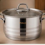 سرویس قابلمه استیل 9 پارچه Aster برند Vivaldi